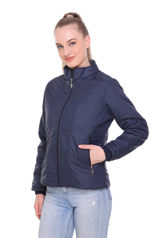 LIGHT QUILTED NAVY JACKET